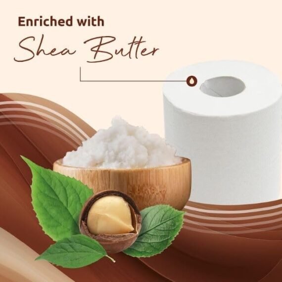 (Free Shipping)Phoenix Soft Luxury Toilet Rolls Bulk Buy – Shea Butter Fragranced Toilet Paper - Quilted White 3 Ply Paper - Pack of 90 Toilet Tissue