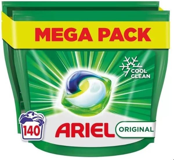 (Free Shipping)Ariel All in One Pods, 140 Wash