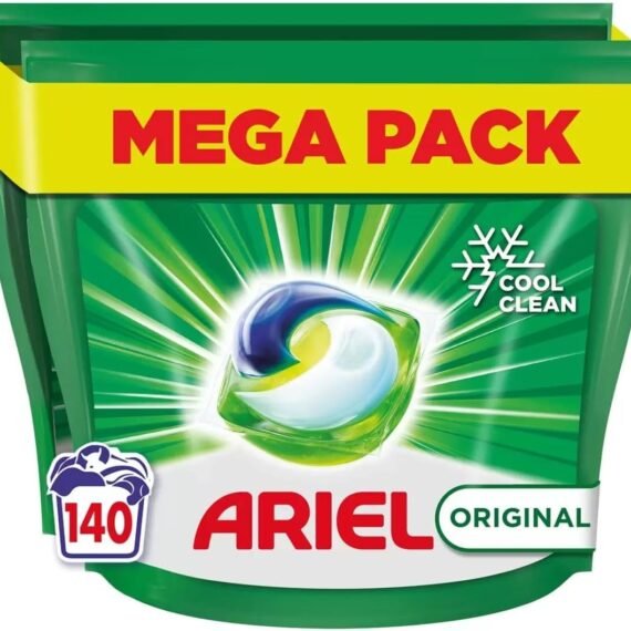 (Free Shipping)Ariel All in One Pods, 140 Wash