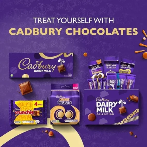 Cadbury Heroes Chocolate Bulk Sharing Box 2kg Milk Chocolates Individually Wrapped (Pack of 3)