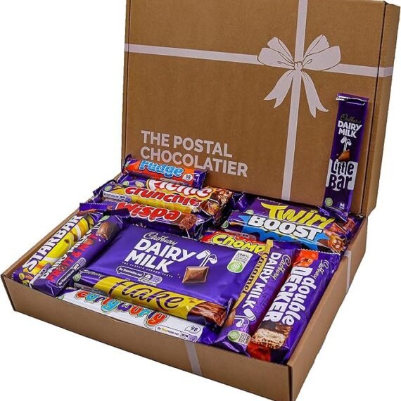 Cadbury Chocolate Hamper Box with Dairy Milk, Twirl, Wispa, Perfect Large Variety Premium Selection Box for Last Minute Gifts and Occasions