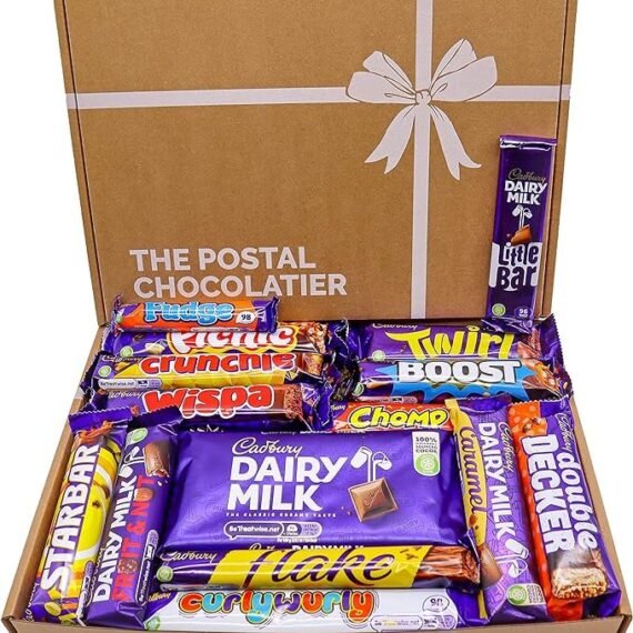 Cadbury Chocolate Hamper Box with Dairy Milk, Twirl, Wispa, Perfect Large Variety Premium Selection Box for Last Minute Gifts and Occasions