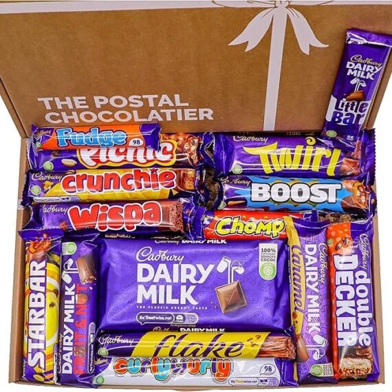 Cadbury Chocolate Hamper Box with Dairy Milk, Twirl, Wispa, Perfect Large Variety Premium Selection Box for Last Minute Gifts and Occasions
